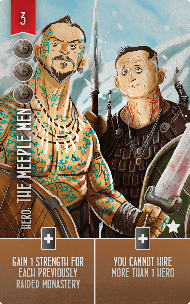 Raiders of the North Sea: The Meeple Men Promo Card board game cover