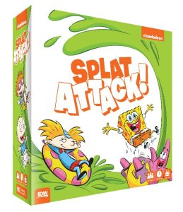 Nickelodeon Splat Attack! board game cover