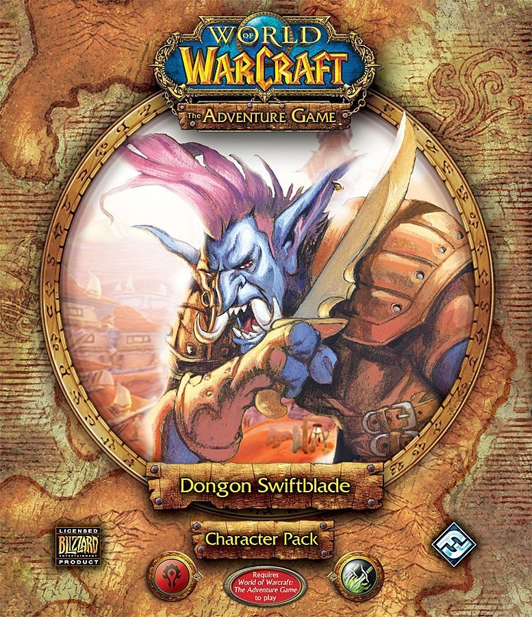 World of Warcraft: The Adventure Game – Dongon Swiftblade Character Pack board game cover