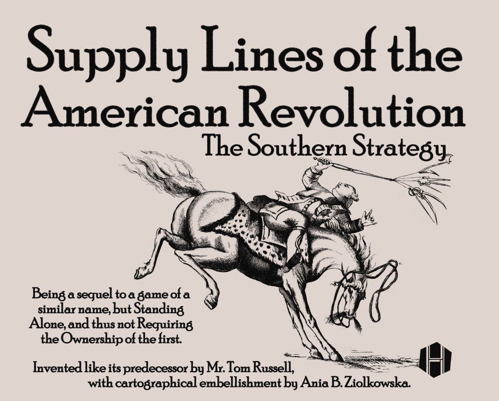 Supply Lines of the American Revolution: The Southern Strategy board game cover