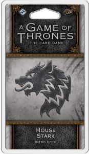 A Game of Thrones: The Card Game (Second Edition) – House Stark Intro Deck board game cover