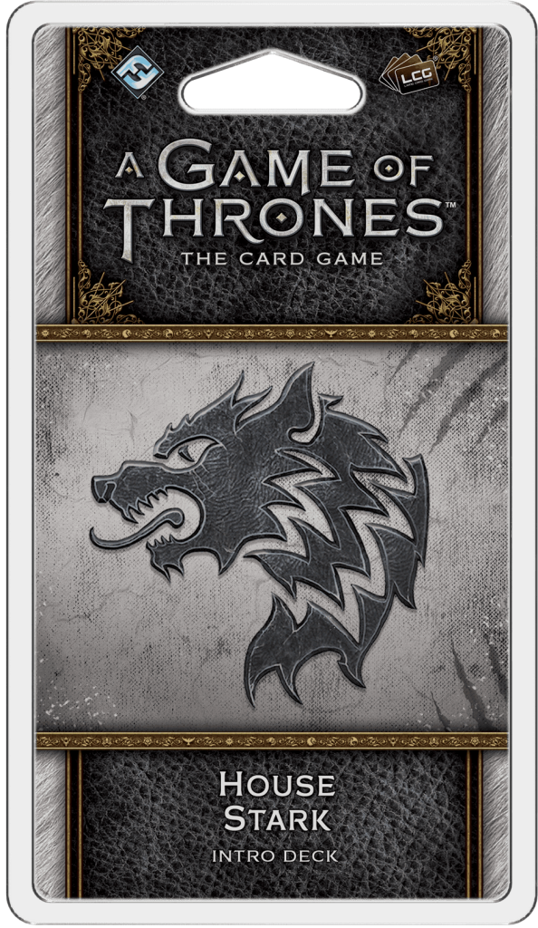 A Game of Thrones: The Card Game (Second Edition) – House Stark Intro Deck board game cover