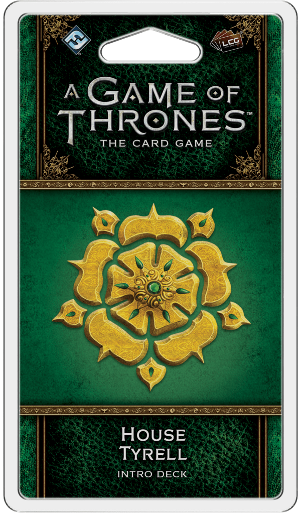 A Game of Thrones: The Card Game (Second Edition) – House Tyrell Intro Deck board game cover