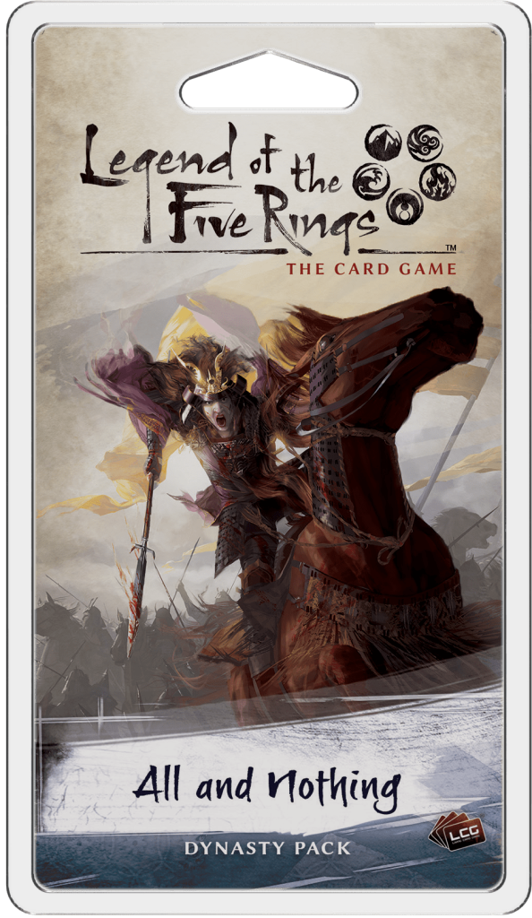 Legend of the Five Rings: The Card Game – All and Nothing board game cover
