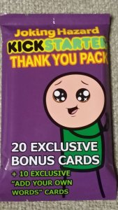 Joking Hazard: Kickstarter Thank You Pack board game cover