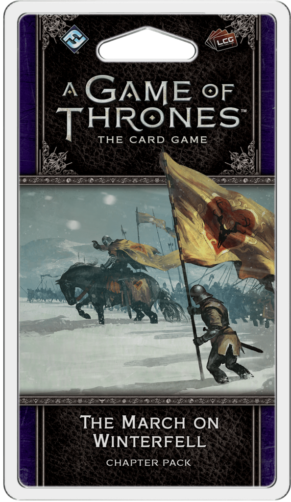 A Game of Thrones: The Card Game (Second Edition) – The March on Winterfell board game cover