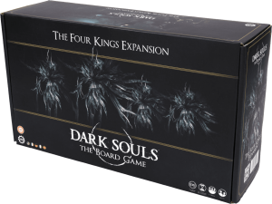 Dark Souls: The Board Game – The Four Kings Expansion board game cover