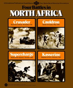 Four Battles in North Africa board game cover