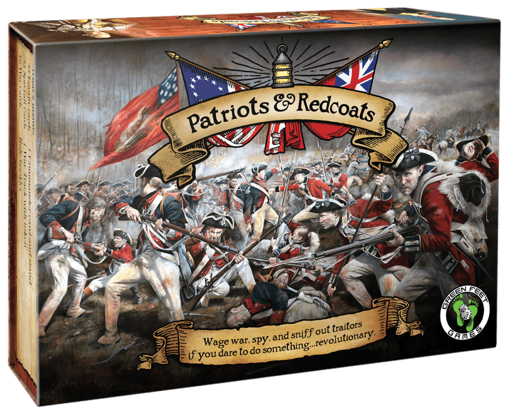 Patriots & Redcoats board game cover