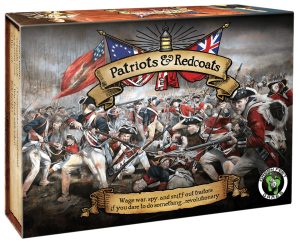 Patriots & Redcoats board game cover