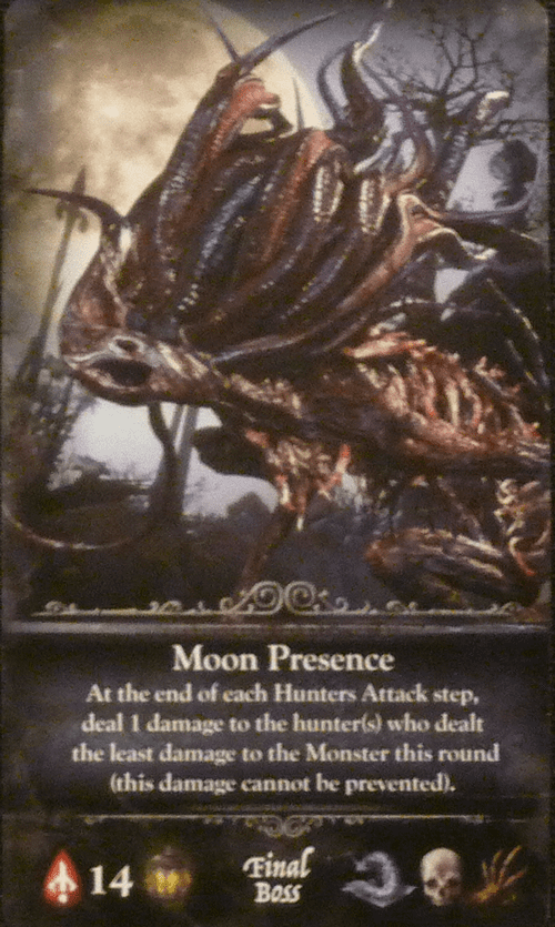 Bloodborne: The Card Game – Moon Presence board game cover