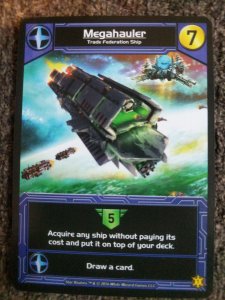 Star Realms: Megahauler Promo Card board game cover