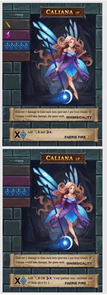 One Deck Dungeon: Caliana board game cover