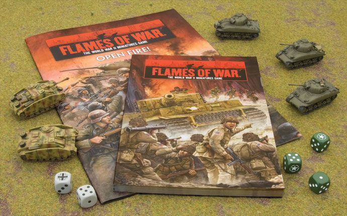 Flames of War: Open Fire board game cover