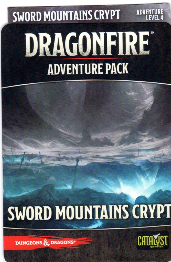 Dragonfire: Adventures – Sword Mountains Crypt board game cover