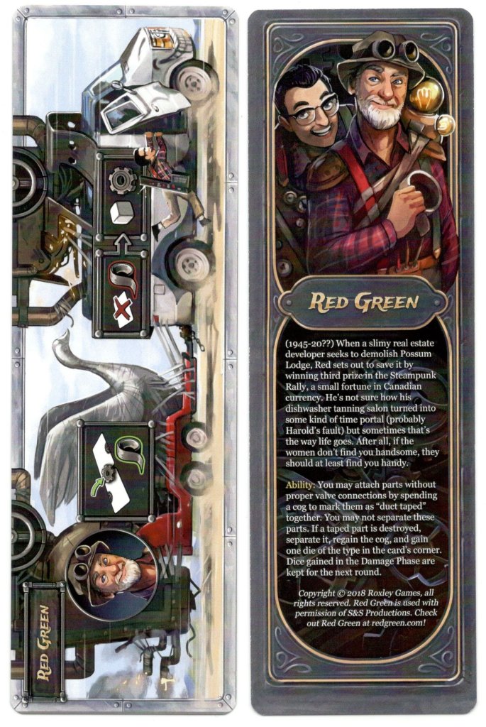 Steampunk Rally: Red Green board game cover