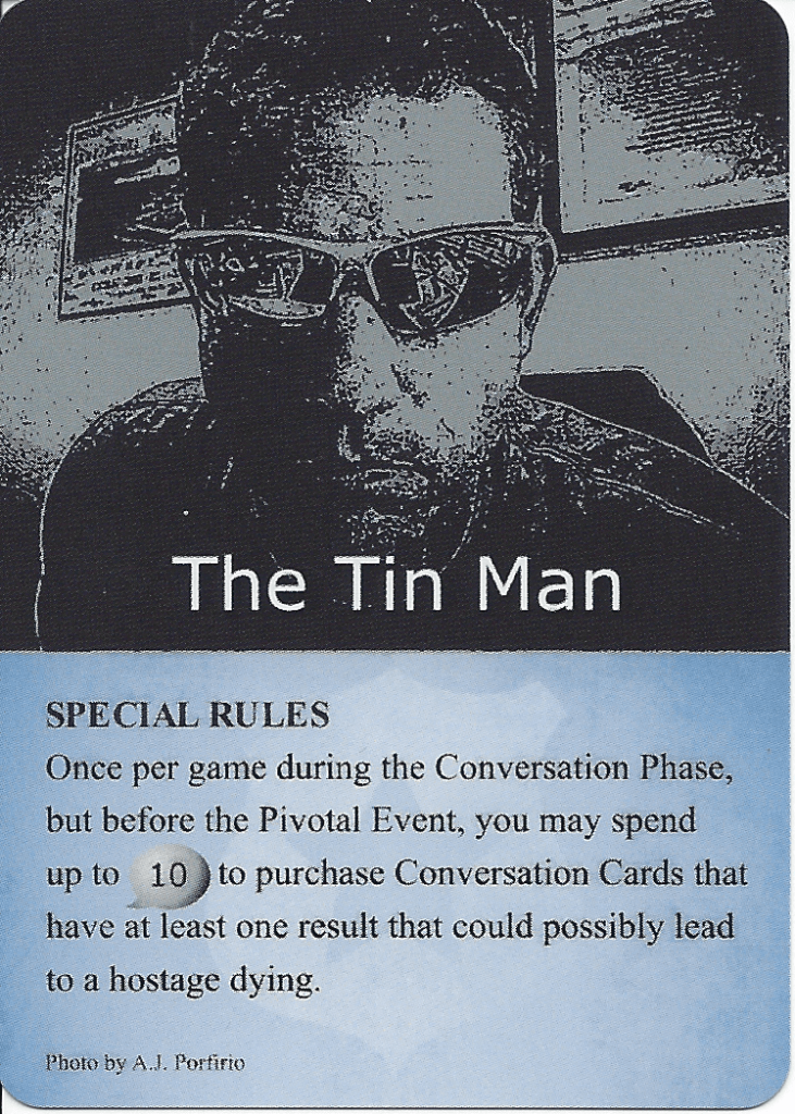 Hostage Negotiator: The Tin Man board game cover