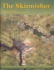 The Skirmisher #1 board game cover