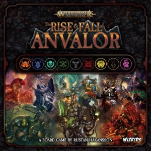 Warhammer Age of Sigmar: The Rise & Fall of Anvalor board game cover