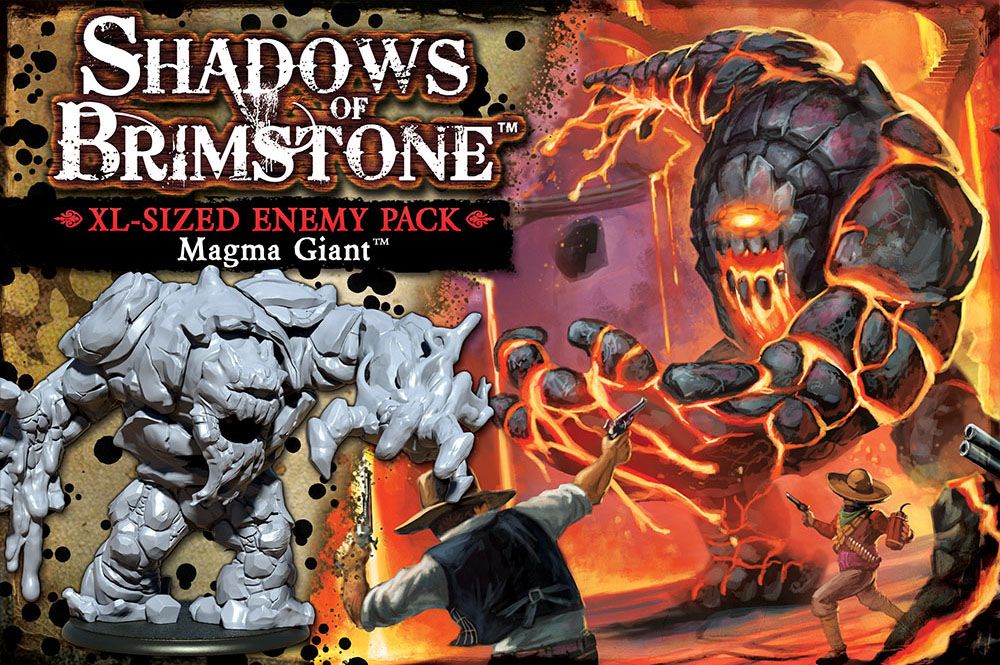 Shadows of Brimstone: Magma Giant XL-Sized Enemy Pack board game cover