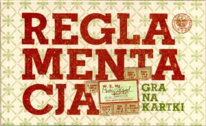 Reglamentacja: Gra na Kartki board game cover