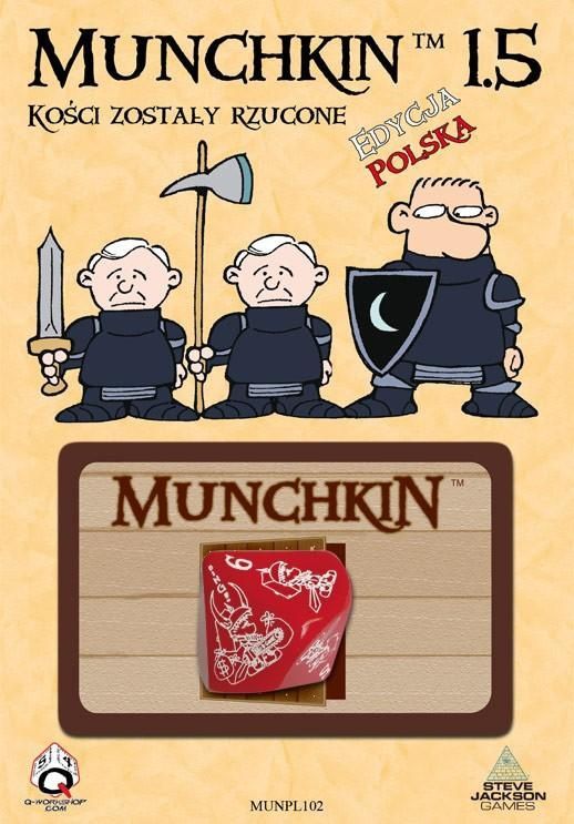 Munchkin 1.5: Kości zostały rzucone board game cover