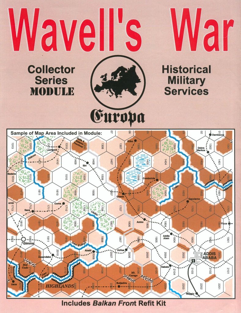 Wavell’s War board game cover