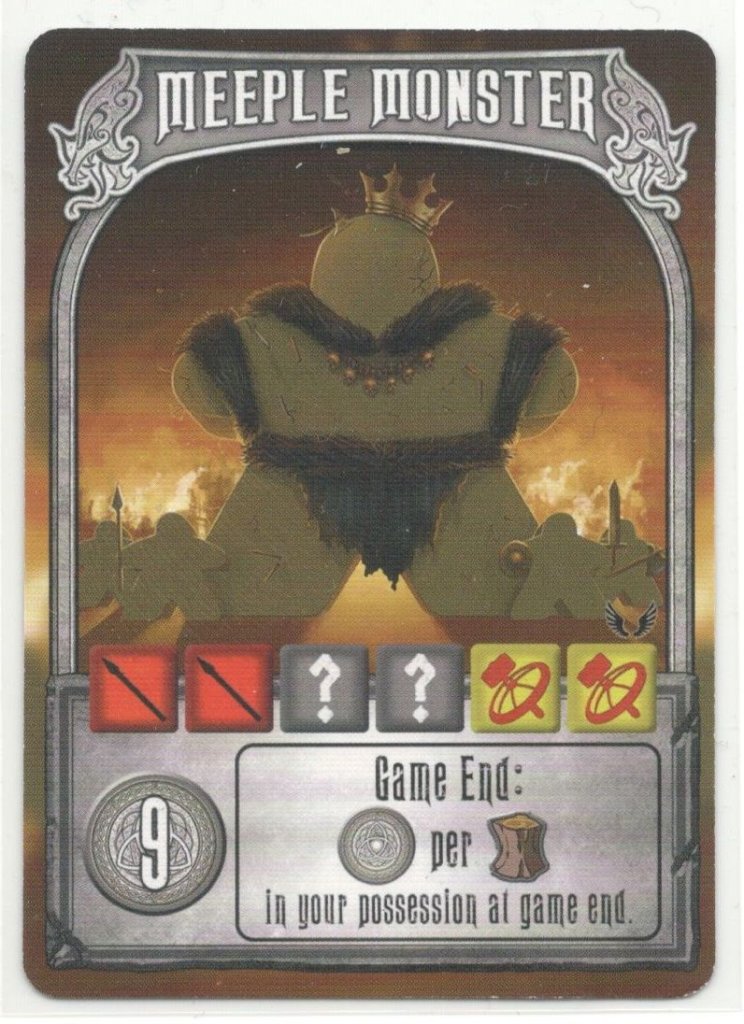 Champions of Midgard: Meeple Monster Promo Card board game cover
