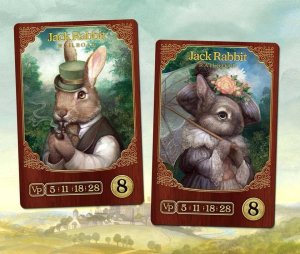 Raccoon Tycoon: Jack Rabbit Railroad board game cover