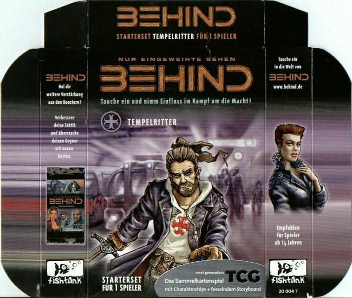Behind board game cover