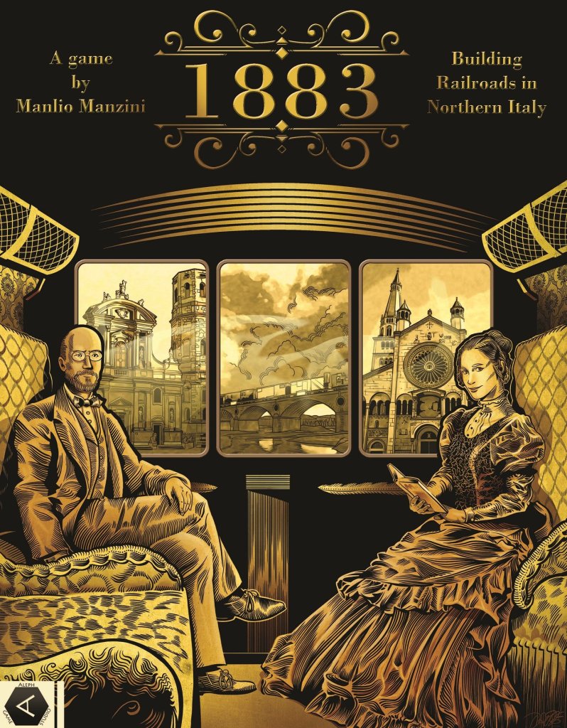 1883: Building Railroads in Northern Italy board game cover