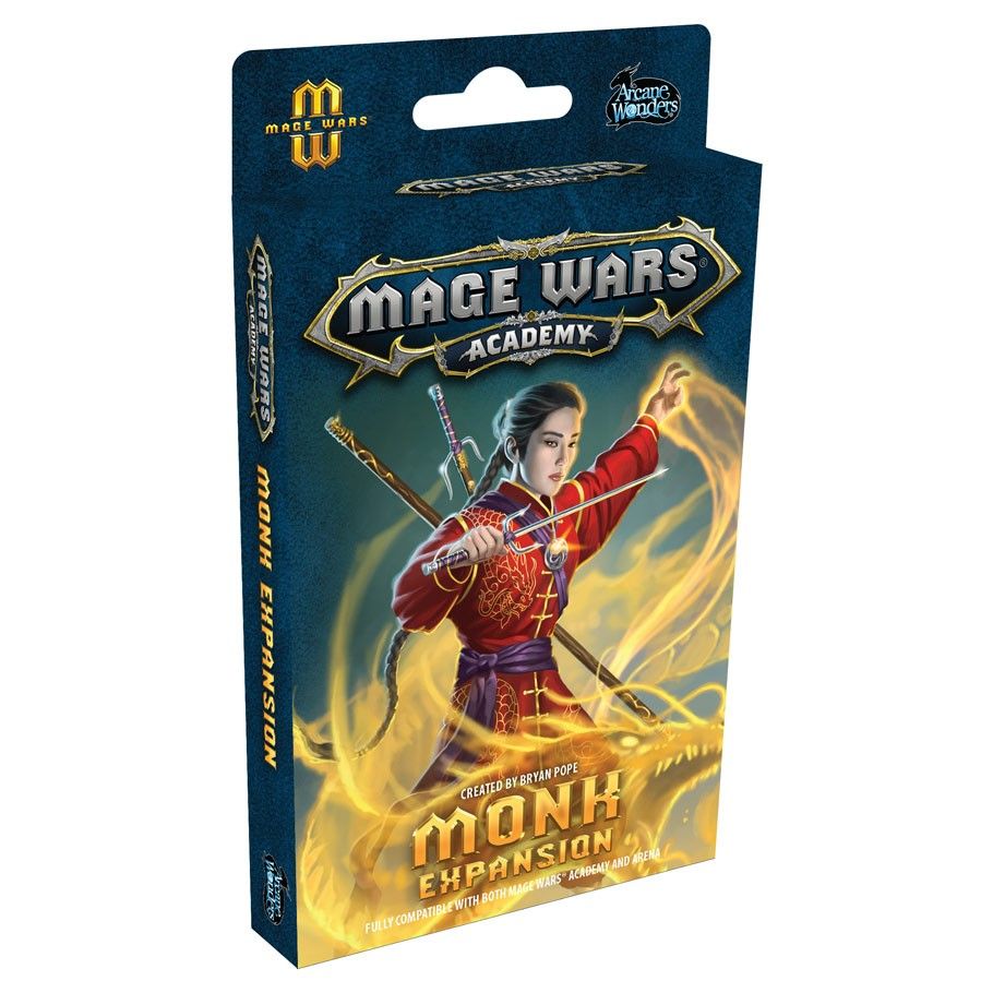 Mage Wars Academy: Monk Expansion board game cover