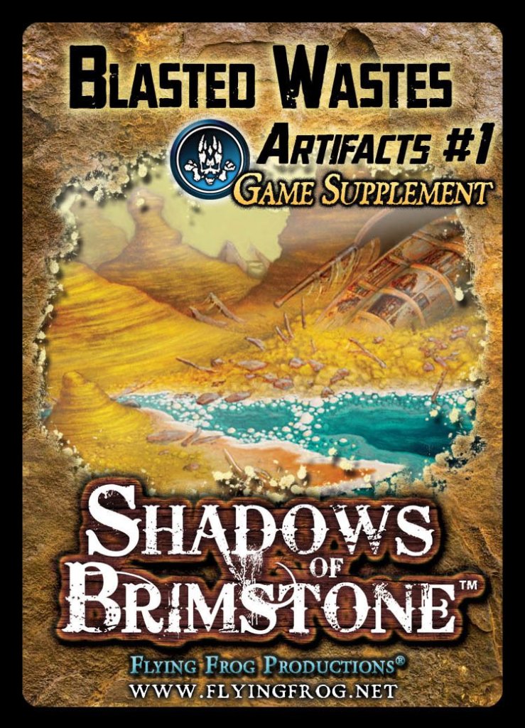 Shadows of Brimstone: Blasted Wastes Artifacts #1 Game Supplement board game cover