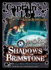 Shadows of Brimstone: Captain’s Log Game Supplement board game cover