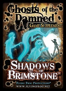 Shadows of Brimstone: Ghosts of the Damned Game Supplement board game cover