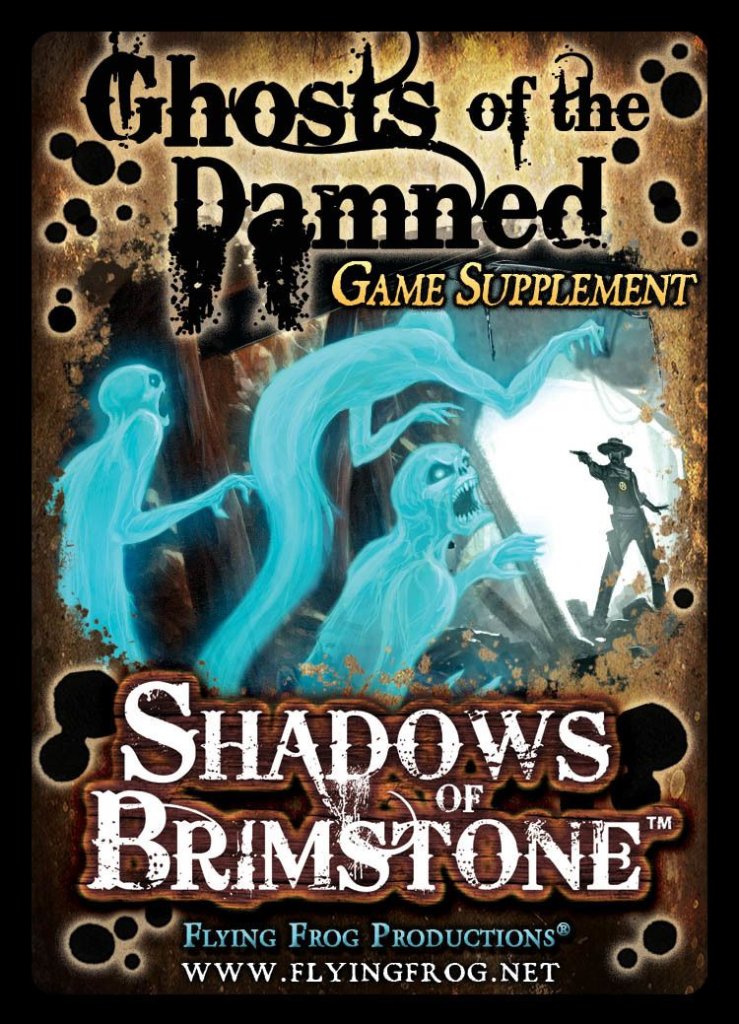 Shadows of Brimstone: Ghosts of the Damned Game Supplement board game cover