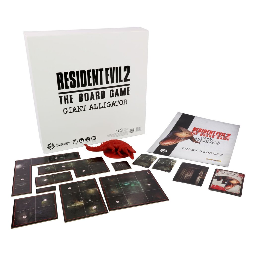 Resident Evil 2: The Board Game – Giant Alligator board game cover