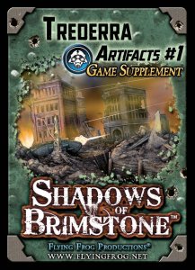 Shadows of Brimstone: Trederra Artifacts #1 Game Supplement board game cover