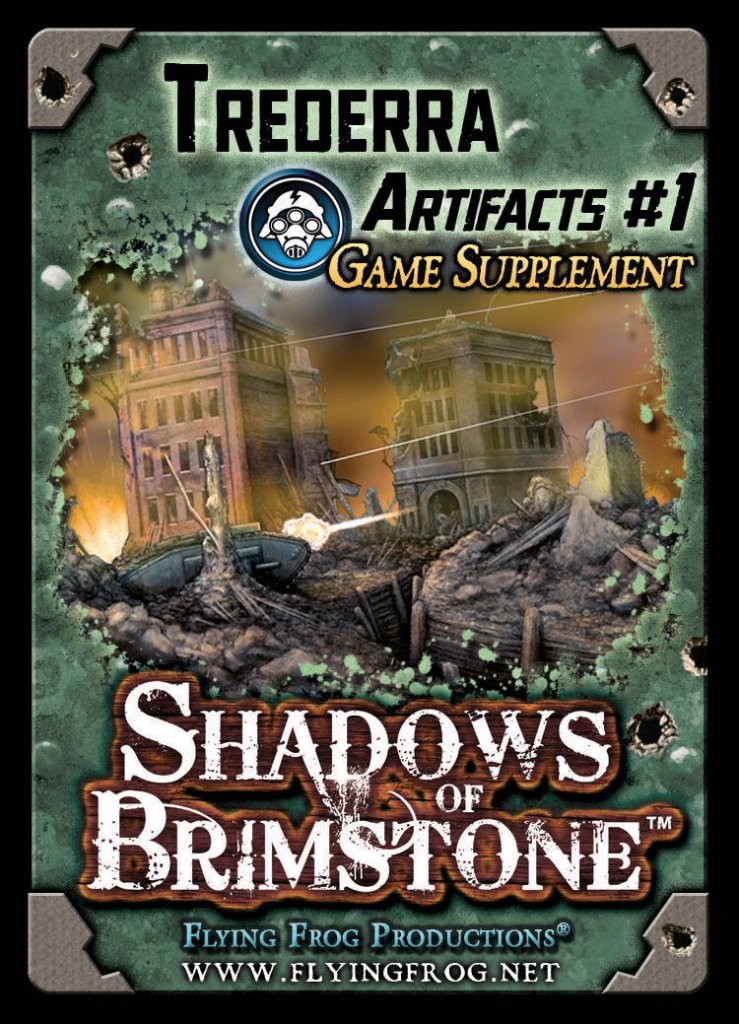 Shadows of Brimstone: Trederra Artifacts #1 Game Supplement board game cover