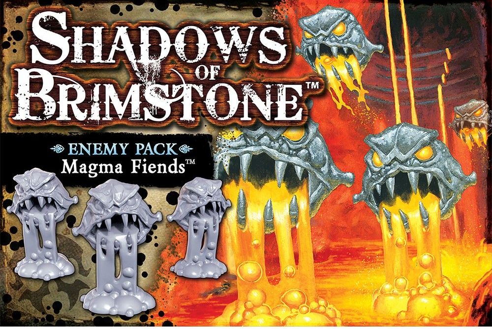 Shadows of Brimstone: Magma Fiends Enemy Pack board game cover