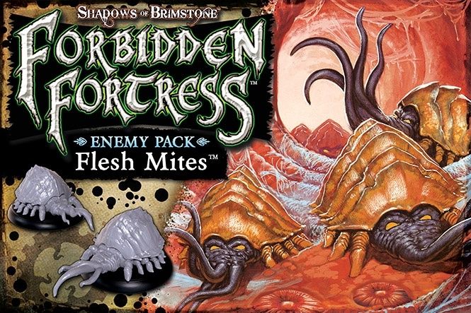 Shadows of Brimstone: Flesh Mites Enemy Pack board game cover