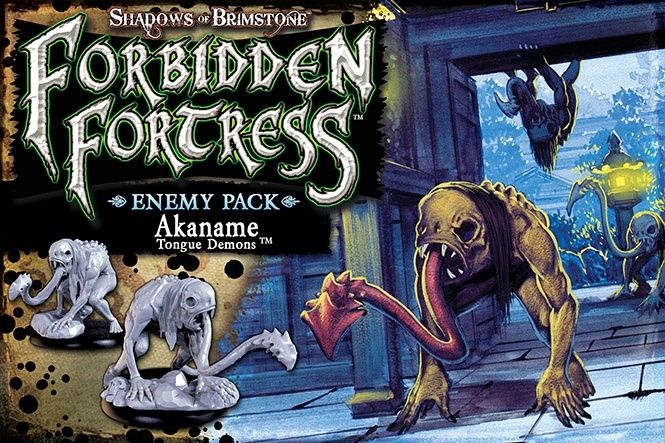 Shadows of Brimstone: Akaname Tongue Demons Enemy Pack board game cover