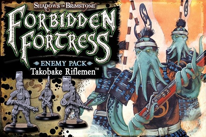 Shadows of Brimstone: Takobake Riflemen Enemy Pack board game cover