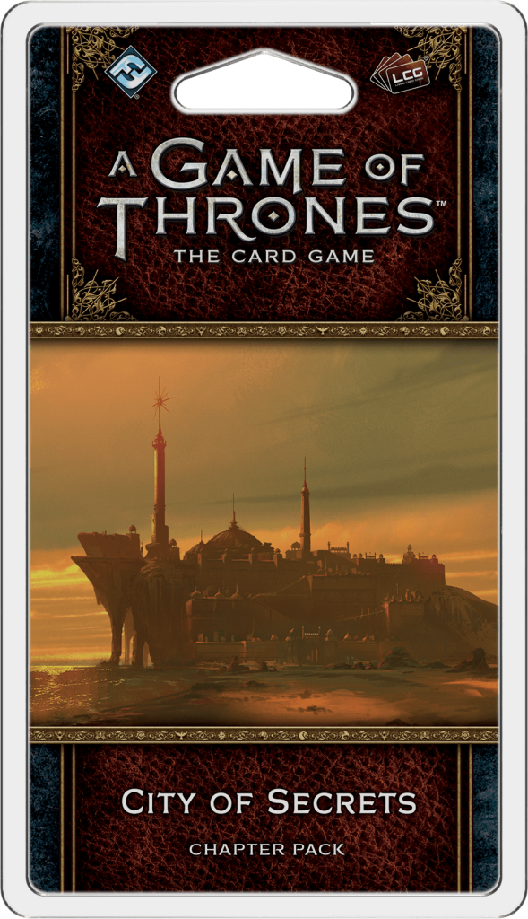 A Game of Thrones: The Card Game (Second Edition) – City of Secrets board game cover