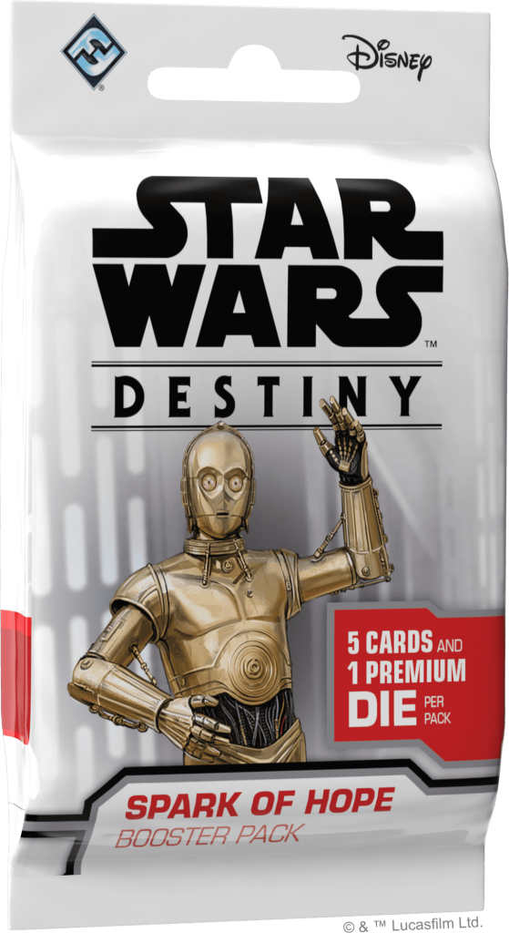 Star Wars: Destiny – Spark of Hope Booster Pack board game cover