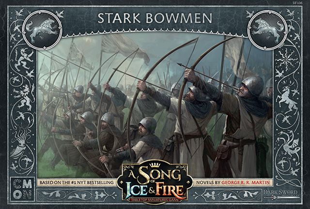 A Song of Ice & Fire: Tabletop Miniatures Game – Stark Bowmen board game cover
