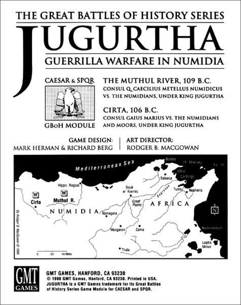 Jugurtha: Guerrilla Warfare in Numidia board game cover