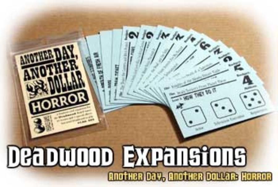 Another Day, Another Dollar: Horror board game cover