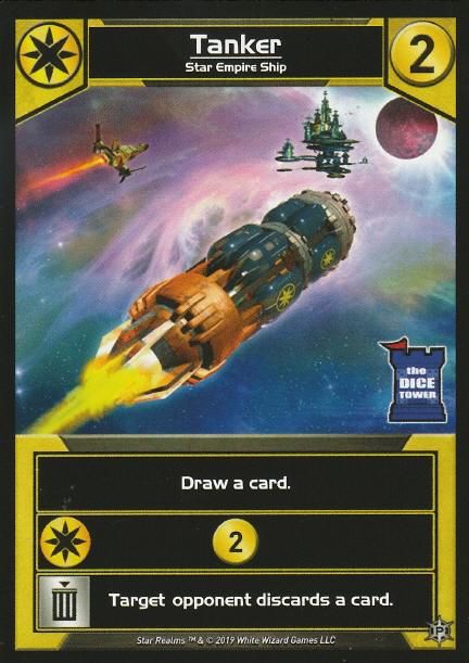 Star Realms: Tanker Promo Card board game cover