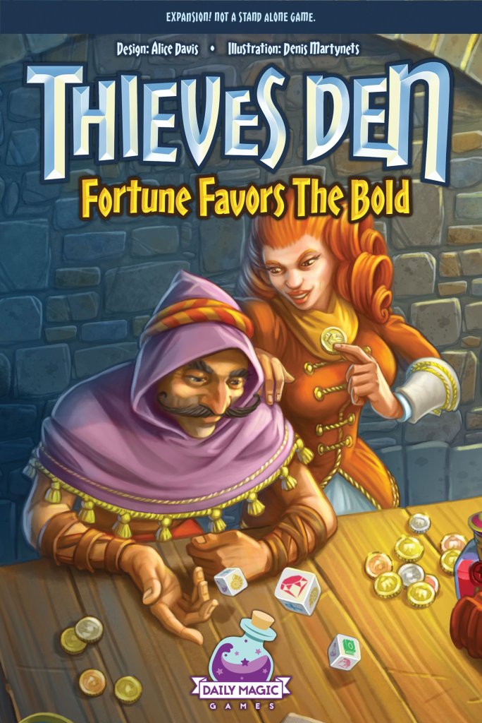 Thieves Den: Fortune Favors The Bold board game cover